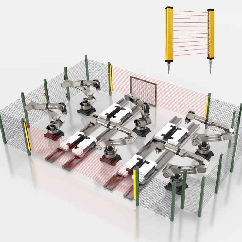 Safety light curtain application in the Automotive Manufacturing