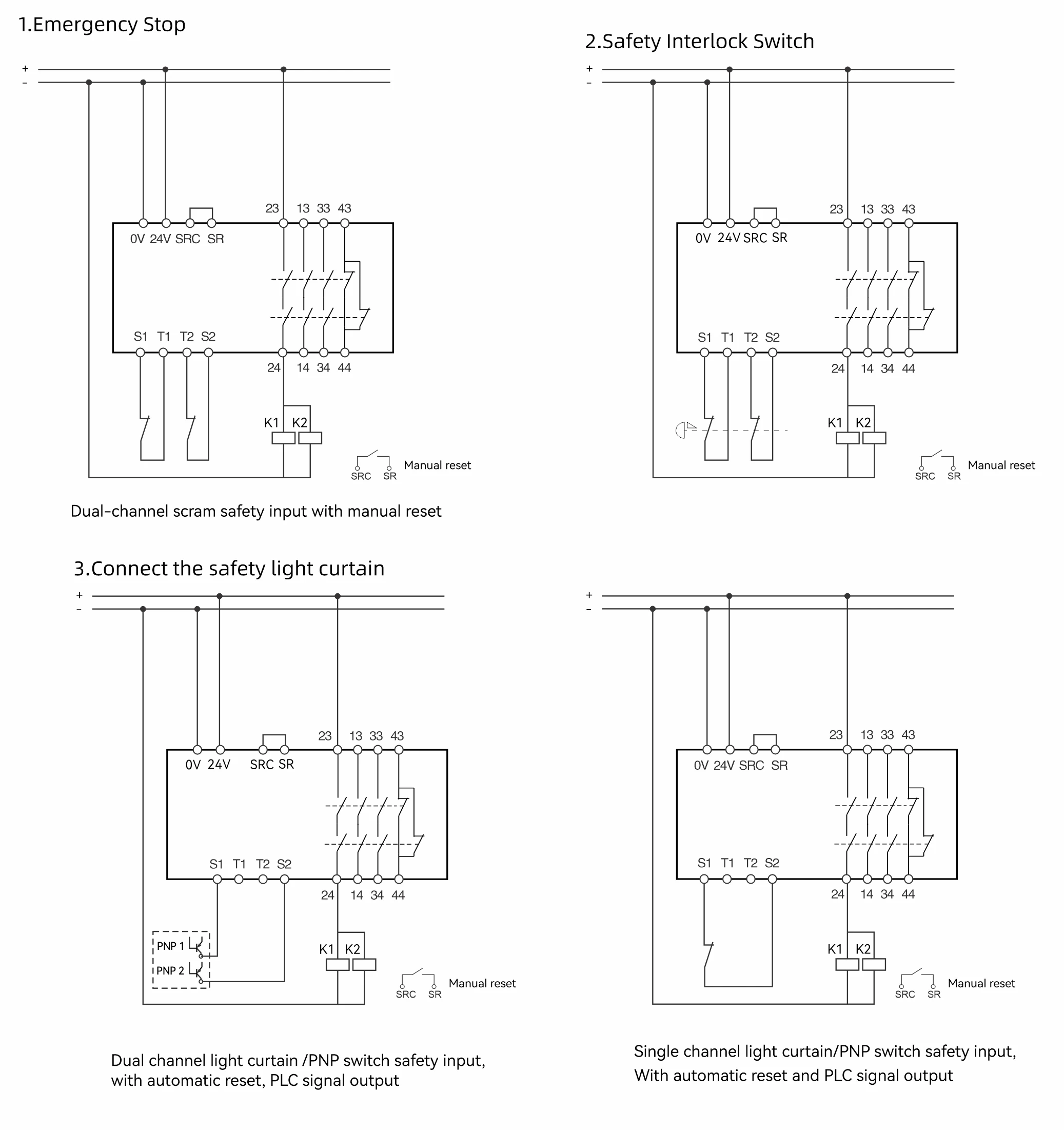 Safety Relay LS-A Dimensions