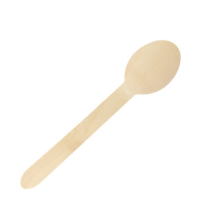 160mm Eco-Friendly Biodegradable Disposable Wooden Spoon