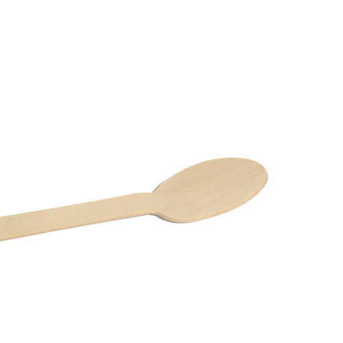 160mm Eco-Friendly Biodegradable Disposable Wooden Spoon