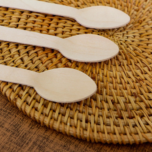 140mm Eco-Friendly Disposable Wooden Spoon