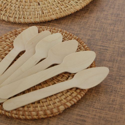 110mm Eco-Friendly Disposable Wooden Spoon