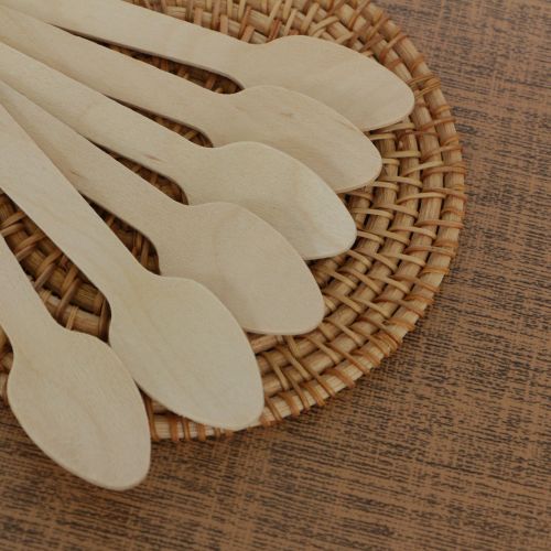 110mm Eco-Friendly Disposable Wooden Spoon