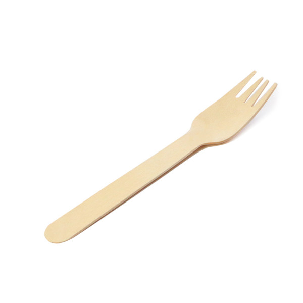 160mm Compostable Disposable Wooden Fork