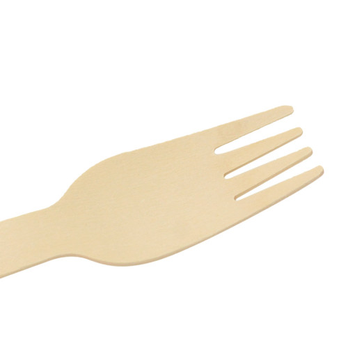 160mm Compostable Disposable Wooden Fork