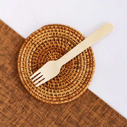 160mm Compostable Disposable Wooden Fork