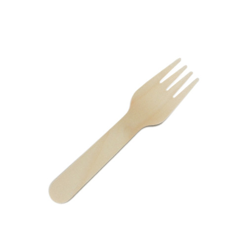 100mm Eco-Friendly Disposable Wooden Fork