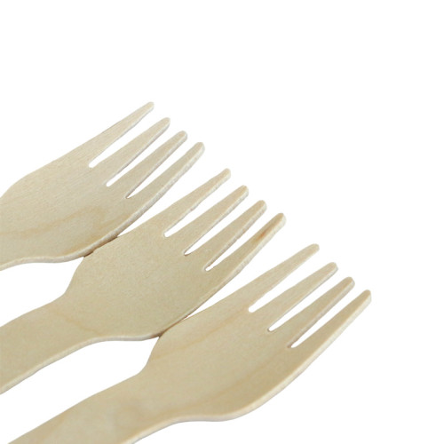 100mm Eco-Friendly Disposable Wooden Fork