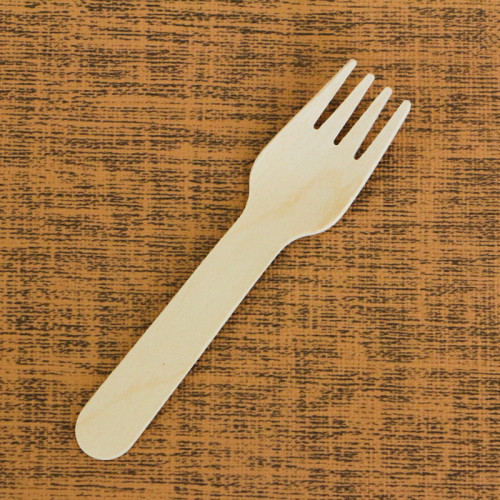 100mm Eco-Friendly Disposable Wooden Fork