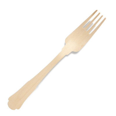 200mm Victoria Style Disposable Wooden Fork