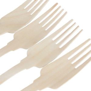 200mm Victoria Style Disposable Wooden Fork