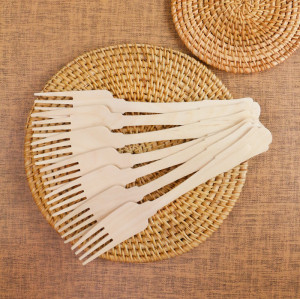 200mm Victoria Style Disposable Wooden Fork