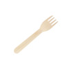 125mm Small Size Disposable Wooden Fork