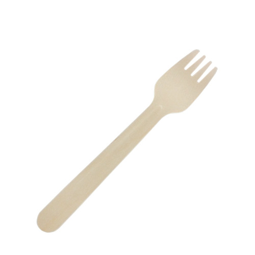 160mm Reinforced Eco-Friendly Disposable Wooden Fork