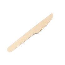 140mm Biodegradable Wooden Cutlery Knives