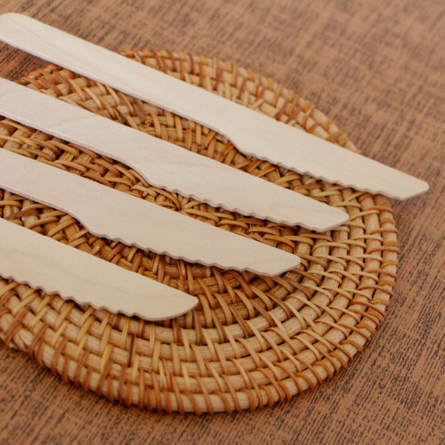 140mm Eco-Friendly Disposable Wooden Knife