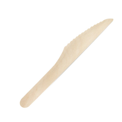 160mm Reinforced Eco-Friendly Disposable Wooden Knife