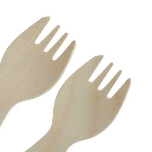 80mm Eco-Friendly Disposable Wooden Spork