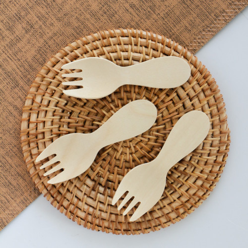 80mm Eco-Friendly Disposable Wooden Spork