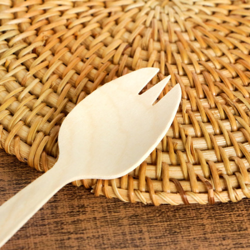 147mm Eco-Friendly Disposable Wooden Spork