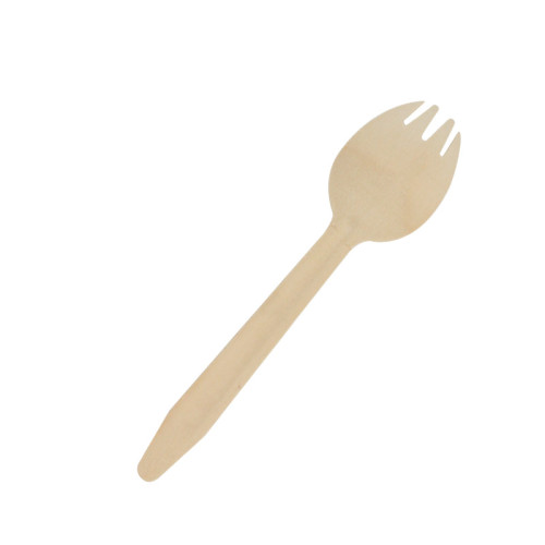 165mm Eco-Friendly Disposable Wooden Spork