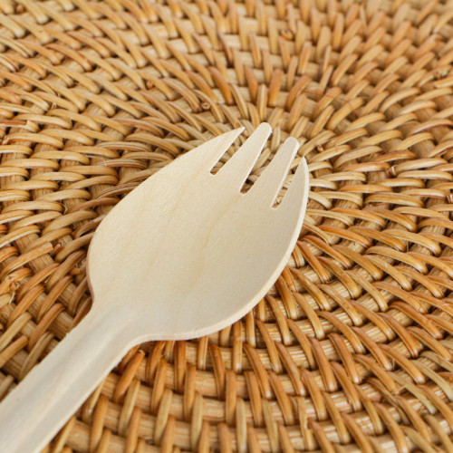 165mm Eco-Friendly Disposable Wooden Spork