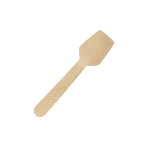 95mm Eco-Friendly Disposable Wooden Spoon | Ice cream spoon