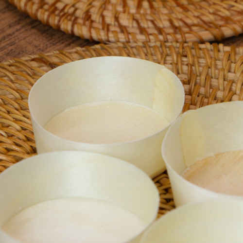 50mm Eco-Friendly Disposable Wooden Cup