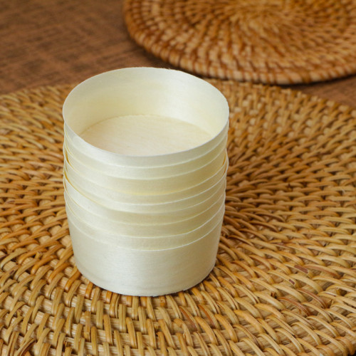 50mm Eco-Friendly Disposable Wooden Cup