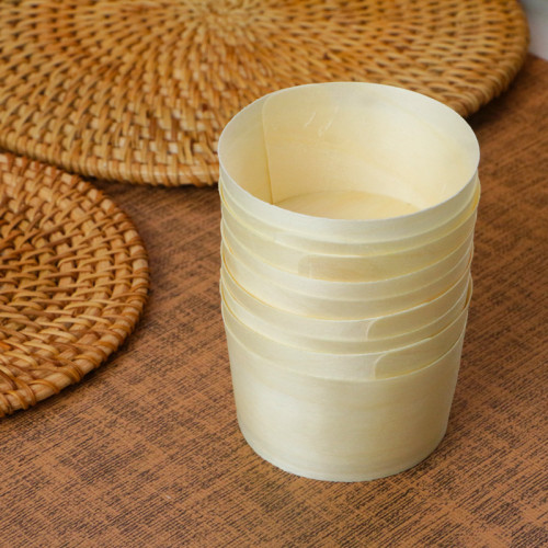 60mm Eco-Friendly Disposable Wooden Cup