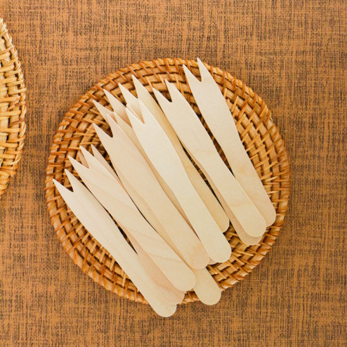 85mm Eco-Friendly Disposable Wooden Fork