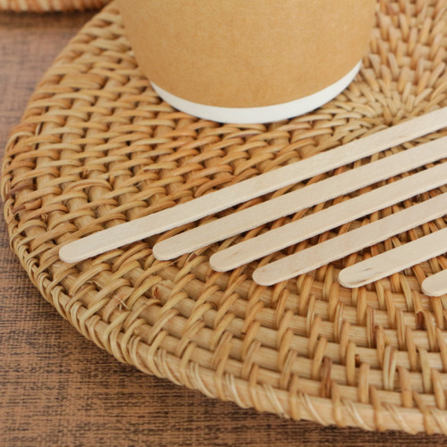 110mm Eco-Friendly Disposable Wooden Stir Sticks