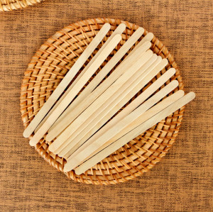 110 mm Disposable Bamboo Coffee Stirrer