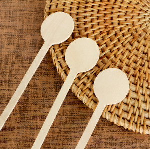 130mm Eco-Friendly Disposable Wooden Stir Sticks