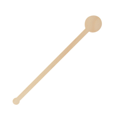 180mm Eco-Friendly Round Head Disposable Wooden Stir Sticks