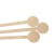 180mm Eco-Friendly Round Head Disposable Wooden Stir Sticks