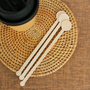 180mm Eco-Friendly Disposable Wooden Coffee Stir Sticks | Biodegradable Stirrer for Hot Drinks