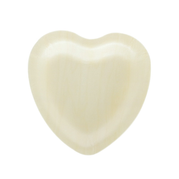 Heart-shaped Eco-Friendly Disposable Wooden Plate