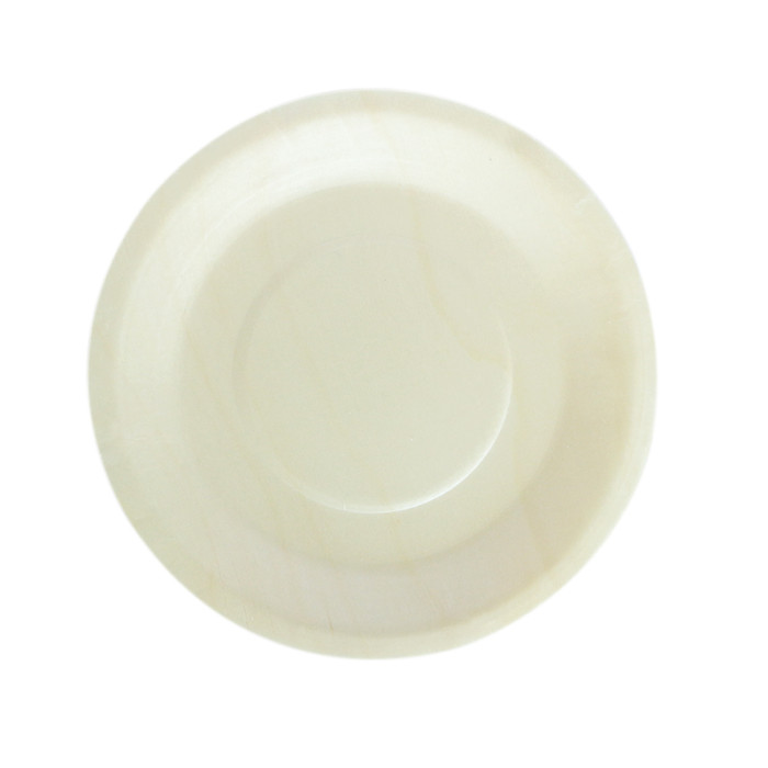 Medium round plate 1 Eco-Friendly Disposable Wooden Plate