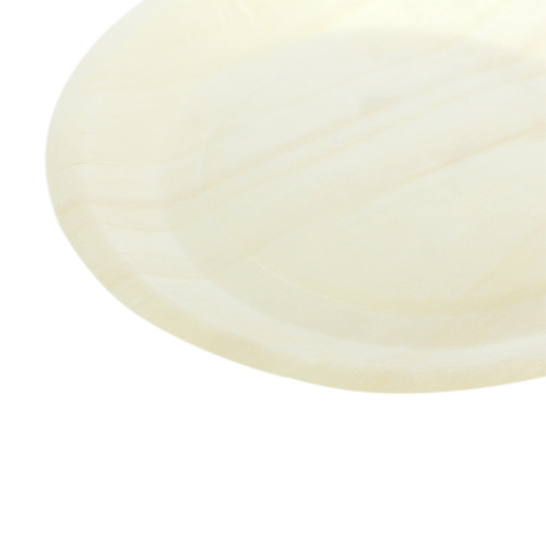 Medium round plate 2 Eco-Friendly Disposable Wooden Plate