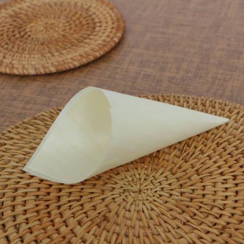 125mm Eco-Friendly Disposable Wooden Cone