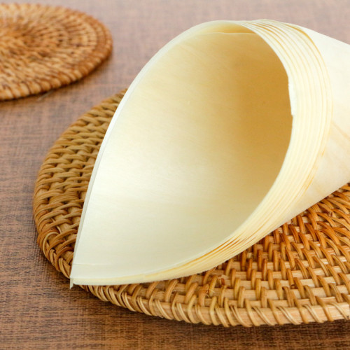 200mm Eco-Friendly Disposable Wooden Cone