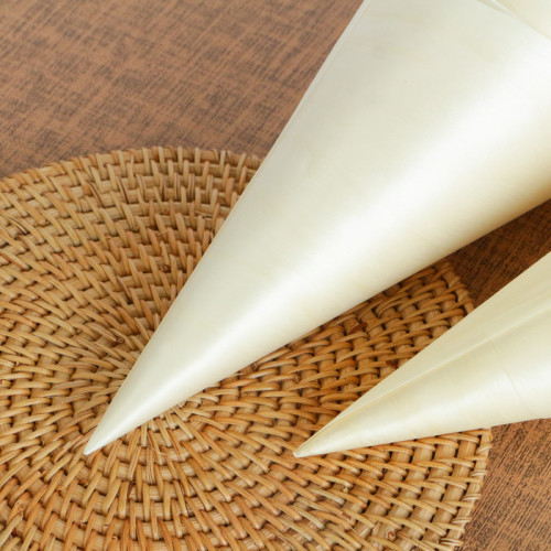 220mm Eco-Friendly Disposable Wooden Cone