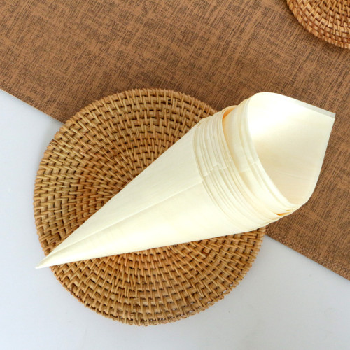 220mm Eco-Friendly Disposable Wooden Cone