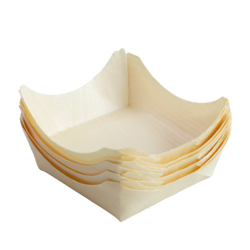 80mm Eco-Friendly Disposable Wooden Mousse Box