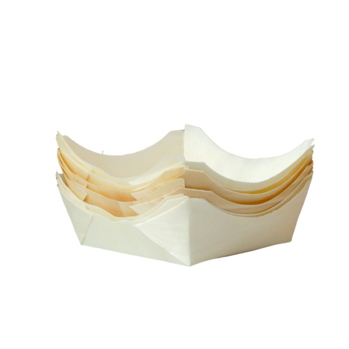 100mm Eco-Friendly Disposable Wooden Mousse Box