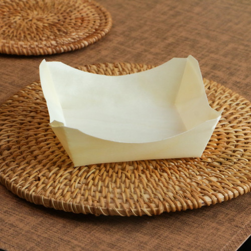 100mm Eco-Friendly Disposable Wooden Mousse Box