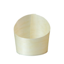 55mm Eco-Friendly Disposable Wooden Cup Pinewood Serving Cup