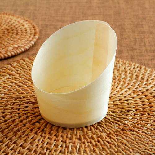 55mm Eco-Friendly Disposable Wooden Cup