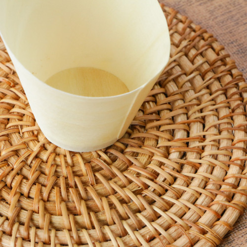 60mm type 1 Eco-Friendly Disposable Wooden Cup